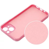 Kép 2/4 - Apple iPhone 16 Plus, Szilikon tok, 2 mm vastag, csillogó hátlap, rózsaszín