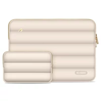 Kép 1/8 - Laptop táska, 15 - 16" készülékhez, TP Puffy, világosbarna