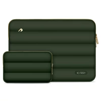 Kép 1/8 - Laptop táska, 15 - 16" készülékhez, TP Puffy, sötétzöld