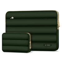 Kép 2/8 - Laptop táska, 15 - 16" készülékhez, TP Puffy, sötétzöld