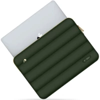 Kép 3/8 - Laptop táska, 15 - 16" készülékhez, TP Puffy, sötétzöld