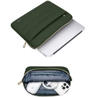 Kép 5/8 - Laptop táska, 15 - 16" készülékhez, TP Puffy, sötétzöld