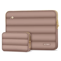 Kép 2/8 - Laptop táska, 15 - 16" készülékhez, TP Puffy, sötétbarna