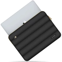 Kép 3/8 - Laptop táska, 13 - 14" készülékhez, TP Puffy, fekete