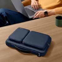 Kép 10/10 - Laptop táska, 13 - 14" készülékhez, vállpánttal, TP Defender Bag, sötétkék