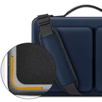 Kép 4/10 - Laptop táska, 15 - 16" készülékhez, vállpánttal, TP Defender Bag, sötétkék