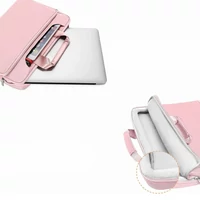 Kép 4/6 - Laptop táska, 13 - 14" készülékhez, vállpánttal, TP Pocket Bag, rózsaszín