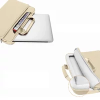 Kép 4/6 - Laptop táska, 13 - 14" készülékhez, vállpánttal, TP Pocket Bag, bézs