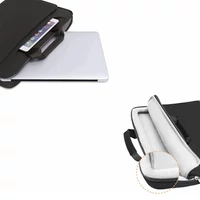Kép 4/6 - Laptop táska, 15 - 16" készülékhez, vállpánttal, TP Pocket Bag, fekete