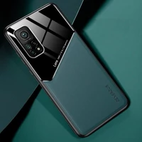 Kép 4/8 - Apple iPhone XS Max, Szilikon tok, bőr és plexi hátlap, közepesen ütésálló, mágneses tartóval kompatibilis, Wooze Texture, zöld