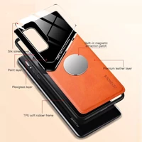 Kép 7/8 - Apple iPhone XS Max, Szilikon tok, bőr és plexi hátlap, közepesen ütésálló, mágneses tartóval kompatibilis, Wooze Texture, zöld