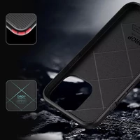 Kép 3/7 - Apple iPhone 13 Pro, Szilikon tok, közepesen ütésálló, légpárnás sarok, matt, csíkos minta, X-Line, kék