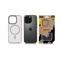 Kép 2/4 - Tactical MagForce Hyperstealth Apple iPhone 16 Pro MagSafe hátlap tok, áttetsző/világosszürke