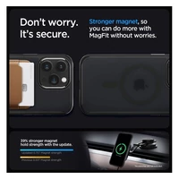 Kép 10/10 - Spigen Ultra Hybrid MagFit Apple iPhone 16 Pro tok, Frost MagSafe, fekete