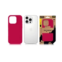 Kép 3/6 - Tactical Velvet Smoothie Apple iPhone 16 Pro tok, Sangria, sangriavörös