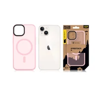Kép 2/4 - Tactical MagForce Hyperstealth iPhone 14 hátlap tok, áttetsző/rózsaszín