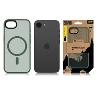 Kép 3/3 - Tactical MagForce Hyperstealth Apple iPhone 16e MagSafe tok, áttetsző/sötétszöld