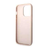Kép 4/4 - Guess PU 4G Metal Logo Apple iPhone 14 hátlap tok, rózsaszín