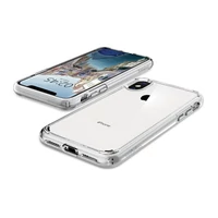 Kép 3/4 - Spigen Ultra Hybrid Apple iPhone Xs tok, Crystal Clear, átlátszó