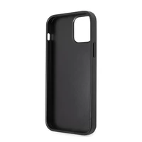 Kép 4/5 - Guess PU 4G Metal Logo Apple iPhone 12/12 Pro hátlap tok, szürke