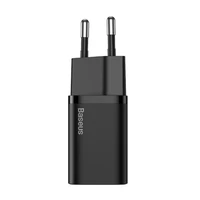 Kép 2/7 - Baseus Super-Si hálózati gyorstöltő adapter USB-C, 20W, fekete