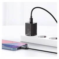 Kép 6/7 - Baseus Super-Si hálózati gyorstöltő adapter USB-C, 20W, fekete