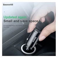 Kép 4/6 - Baseus Circular autós szivargyújtó gyorstöltő, USB-C + USB, 30W, fekete
