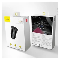 Kép 6/6 - Baseus Circular autós szivargyújtó gyorstöltő, USB-C + USB, 30W, fekete