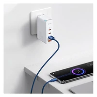 Kép 5/9 - Baseus Crystal Shine USB / USB-C töltő- és adatkábel, 100W, 2m, kék