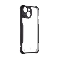 Kép 1/3 - Tactical Quantum Stealth Apple iPhone 15 tok, fekete/átlátszó