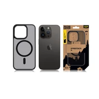 Kép 2/4 - Tactical MagForce Hyperstealth Apple iPhone 14 Pro Magsafe hátlap tok, áttetsző/sötétszürke
