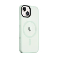 Kép 1/4 - Tactical MagForce Hyperstealth Apple iPhone 14 Magsafe hátlap tok, áttetsző/világoszöld