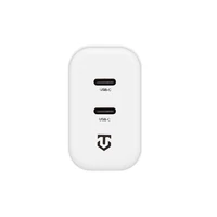 Kép 2/6 - Tactical Base Plug Dual gyorstöltő adapter 2xUSB-C, 40W,fehér