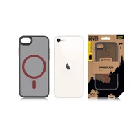 Kép 2/3 - Tactical MagForce Hyperstealth 2.0 Apple iPhone 7/8/SE2020/SE2022 magsafe tok, fekete/piros