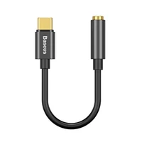 Kép 2/7 - Baseus L54 USB-C audioadapter + 3,5 mm-es mini jack, fekete