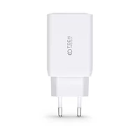 Kép 4/5 - Tech-Protect PD65W / QC3.0 Hálózati Töltő adapter 1*USB-A, 2*USB-C fehér 934517