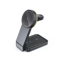 Kép 7/8 - Tech-Protect QI15W-A28 3in1 MagSafe QI vezeték nélküli töltőállomás fekete