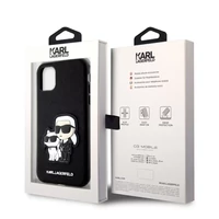 Kép 5/5 - Karl Lagerfeld tok fekete KLHCN61SANKCPK Apple Iphone 11 készülékhez
