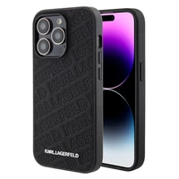 Kép 1/7 - Karl Lagerfeld tok fekete KLHCP15LPQKPMK Apple Iphone 15 Pro készülékhez
