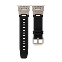 Kép 4/6 -  Tech-Protect DELTA PRO óraszíj Fekete / Titán, Apple Watch 42mm (S1-S3) / 44mm / 45mm / 46mm / 49mm készülékhez