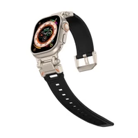 Kép 5/6 -  Tech-Protect DELTA PRO óraszíj Fekete / Titán, Apple Watch 42mm (S1-S3) / 44mm / 45mm / 46mm / 49mm készülékhez