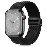 Kép 1/5 - Tech-Protect NYLONMAG óraszíj Fekete, Apple Watch 42mm (S1-S3) / 44mm / 45mm / 46mm / 49mm készülékhez