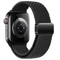 Kép 2/5 - Tech-Protect NYLONMAG óraszíj Fekete, Apple Watch 42mm (S1-S3) / 44mm / 45mm / 46mm / 49mm készülékhez