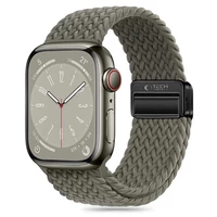 Kép 1/5 - Tech-Protect NYLONMAG óraszíj szürke, Apple Watch 42mm (S1-S3) / 44mm / 45mm / 46mm / 49mm készülékhez
