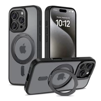 Kép 1/7 - Tech-Protect MAGRING MagSafe fekete tok Apple iPhone 16 Pro készülékhez
