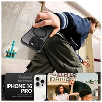 Kép 6/7 - Tech-Protect MAGRING MagSafe fekete tok Apple iPhone 16 Pro készülékhez
