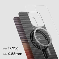 Kép 4/7 - Pitaka Tactile Woven tok SUNSET Apple iPhone 16 Pro Max készülékhez - MagSafe rögzítéssel (KI1601SUM)