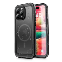Kép 1/8 - Tech-Protect Shellbox vízálló és ütésálló tok fekete MagSafe Apple iPhone 16 Pro készülékhez