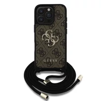 Kép 2/4 - Guess tok barna GUHCP16LP4GMGCRW Apple iPhone 16 Pro készülékhez