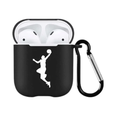 AirPods Dunk Black Ütésálló Szilikon Tok - AirPods 1/2